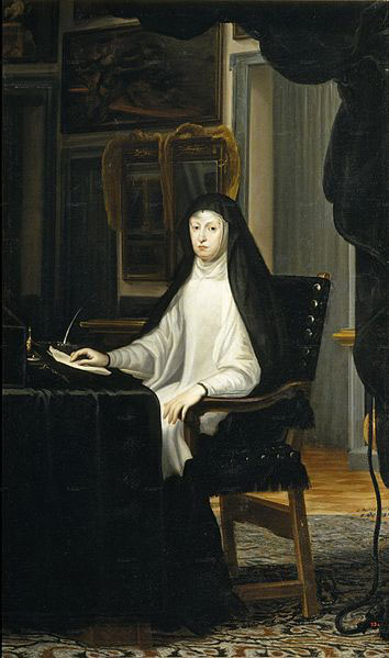 Portrait of Queen Mariana de Austria as a Widow